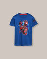 Playera Spider-Man & Venompool,AZUL ELECTRICO